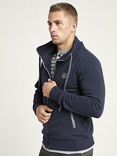 Модная спортивная куртка с высоким воротником и практичными карманами Jockey 500725H (муж.) Синий 410
